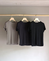 TL-9470/Viscose Smooth-Crew Neck TShirt