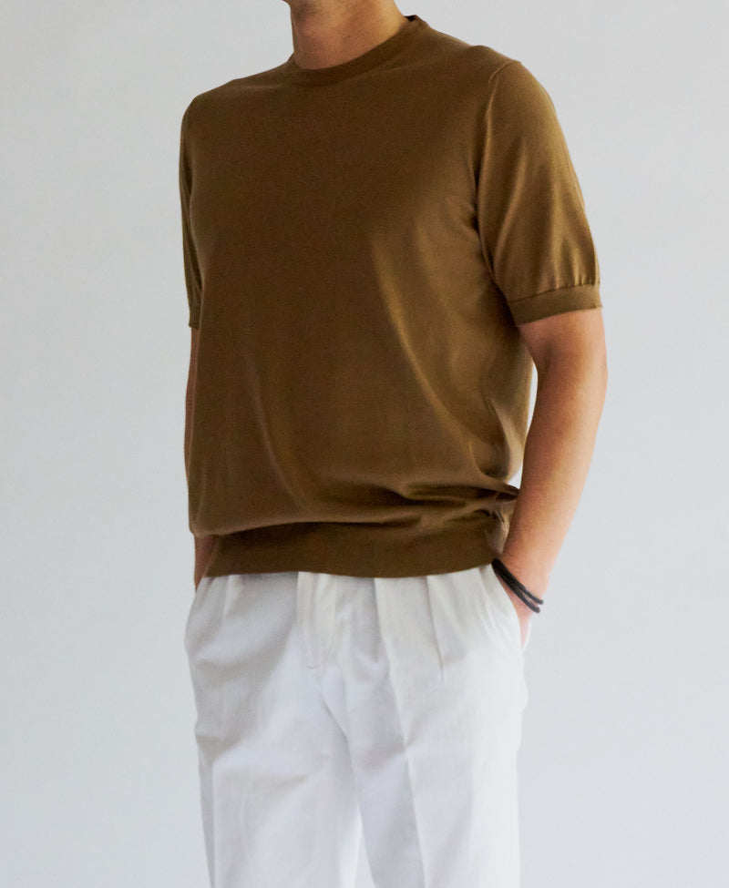 TM-1667/Supima Cotton-Loose Fit Short Sleeve Knit