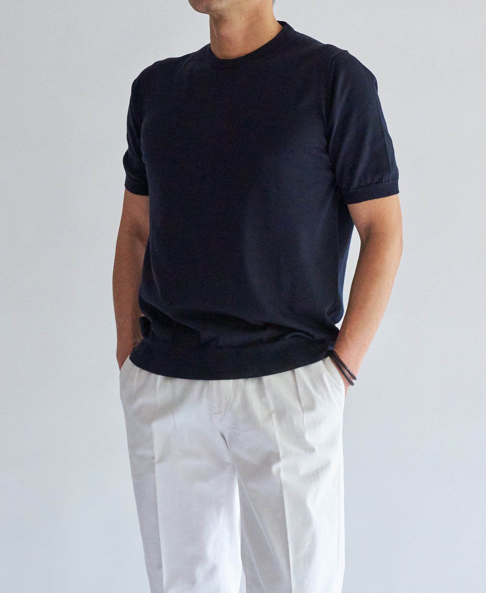 スピマ コットン ピグメント オーバーフィット 半袖 T (8 色) 2021SS/スーピマコットンクルーネックTシャツ/Tシャツ/38