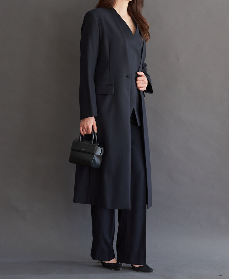 AL-4100 / Wool Stretch-Long Jacket